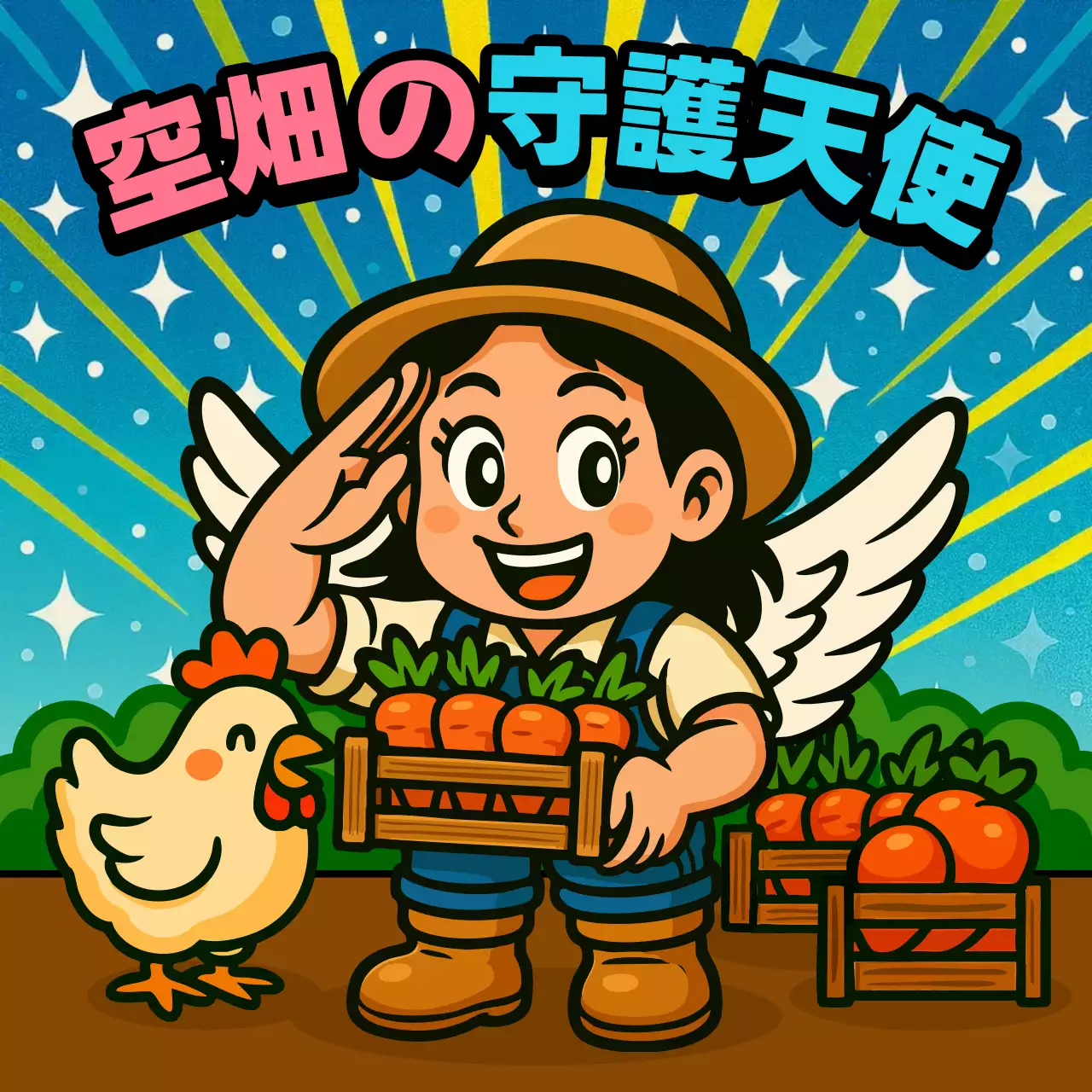 カラフル 漫画 農業 デフォルメ業集