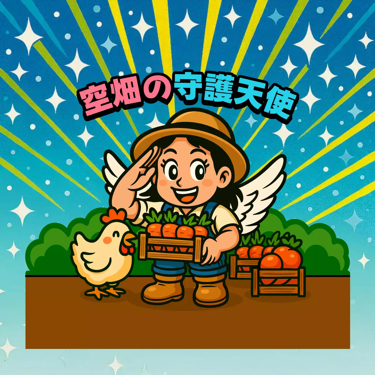 カラフル 漫画 農業 デフォルメ業集