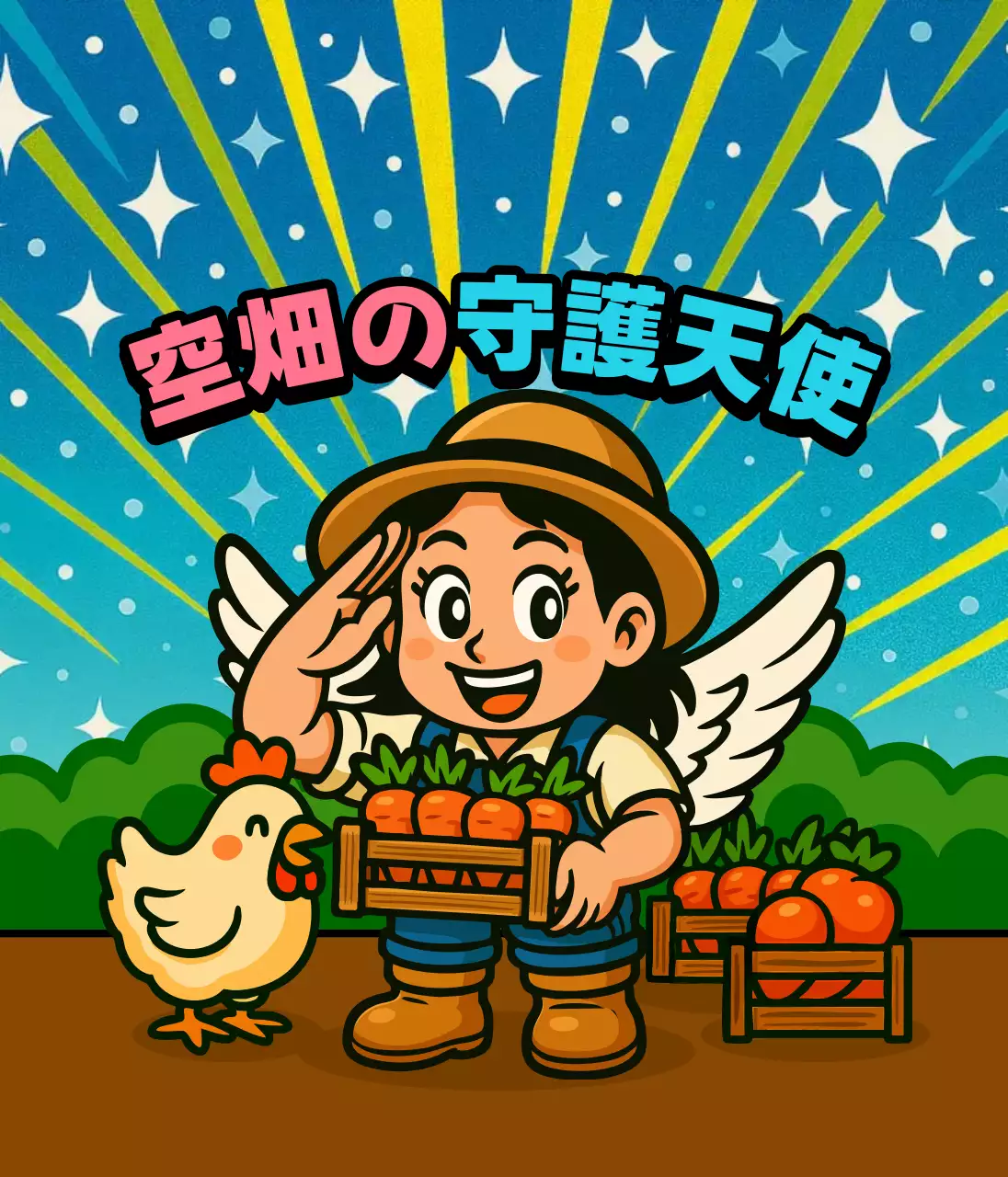 カラフル 漫画 農業 デフォルメ業集