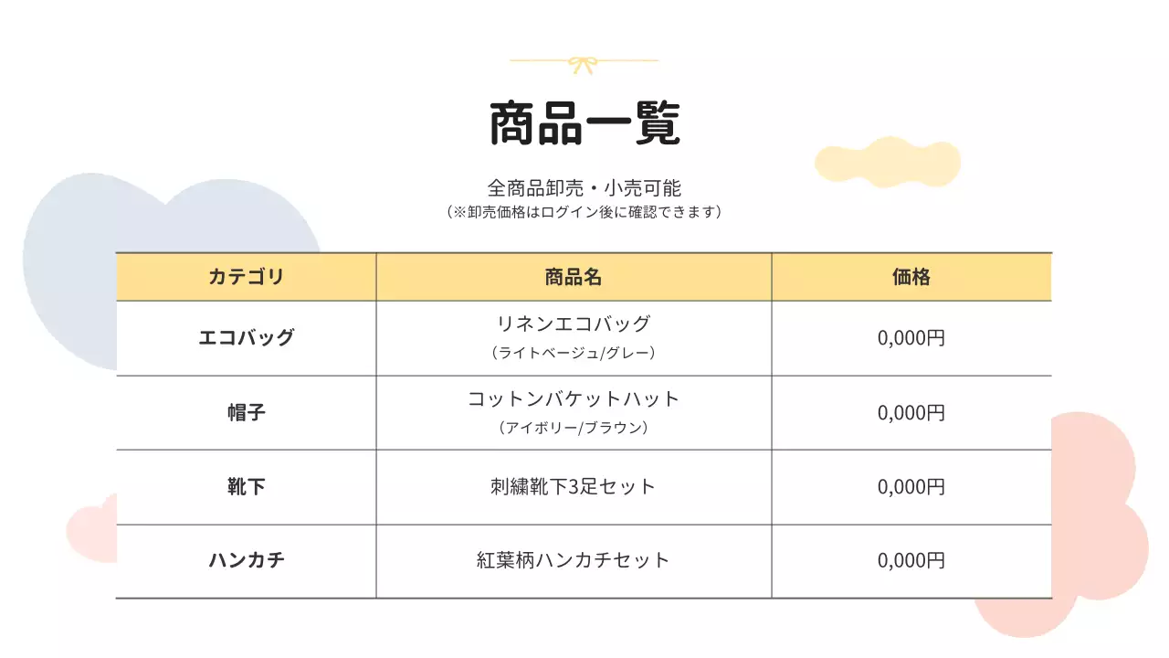 ベージュ シンプル 製品説明 ポスター