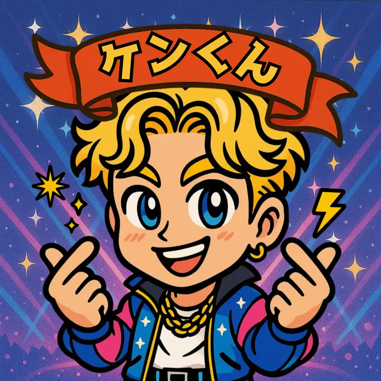 カラフル ポップ キャラクター デフォルメ人物