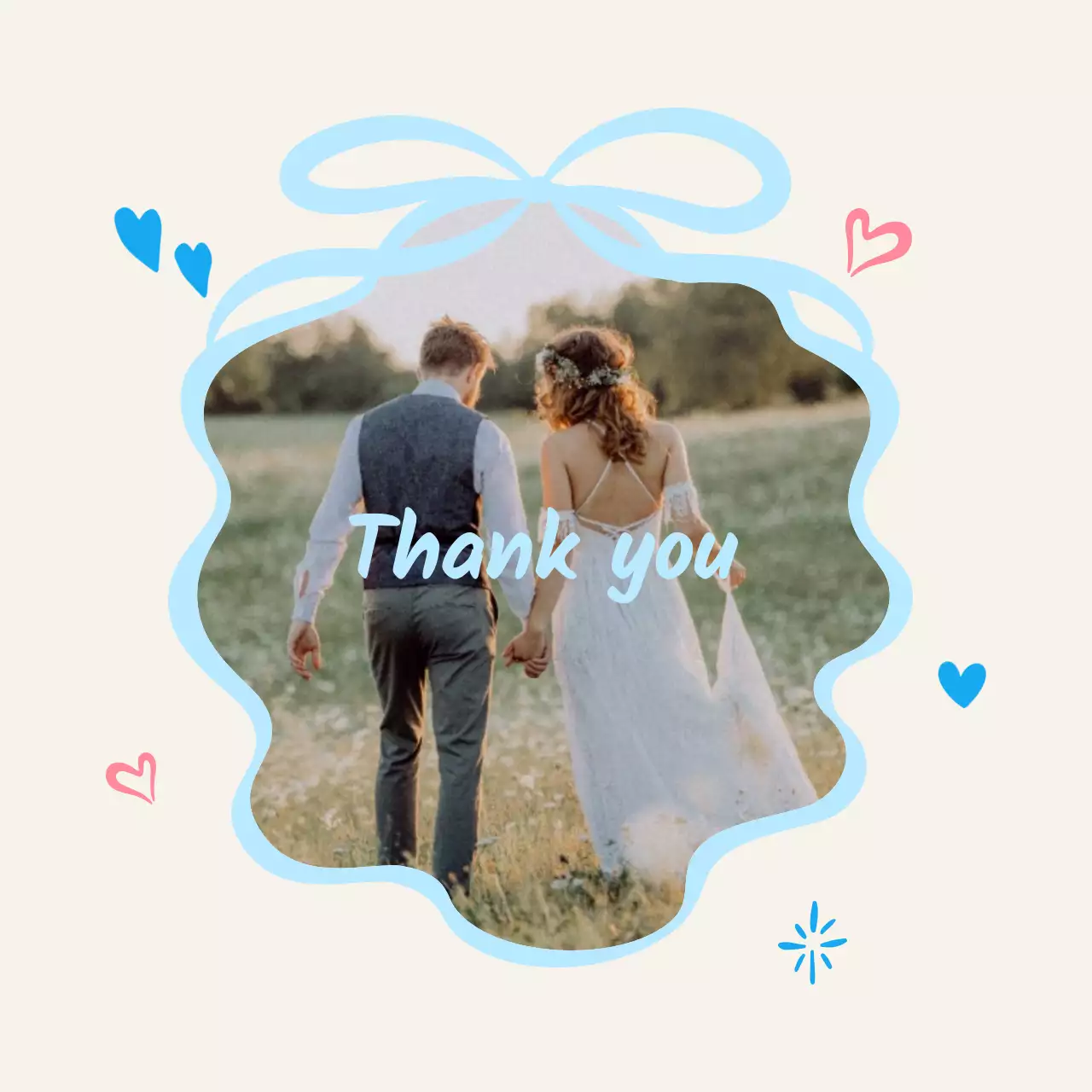 핑크 아기자기한 감사 인생네컷