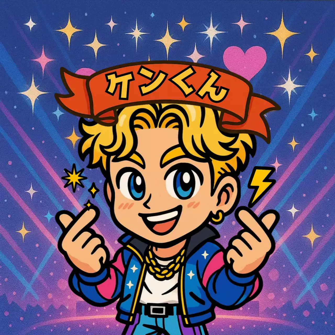 カラフル ポップ キャラクター デフォルメ人物