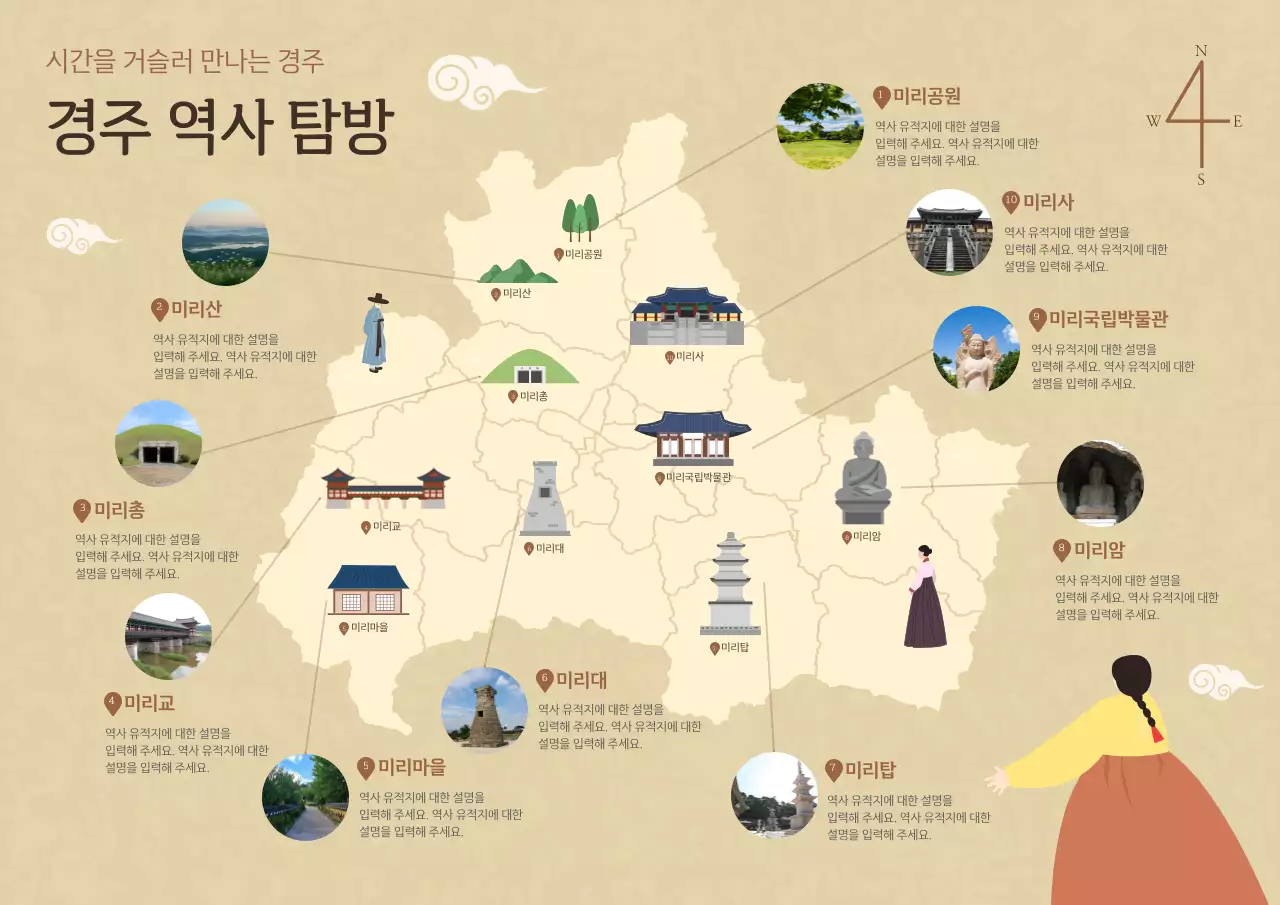 베이지 전통 역사 여행 안내