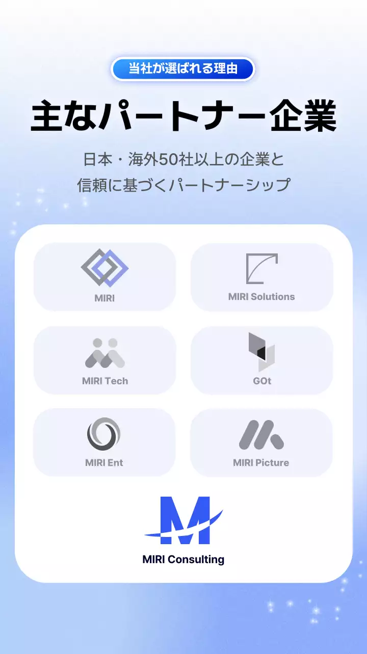 青 モダン ビジネス ポスター