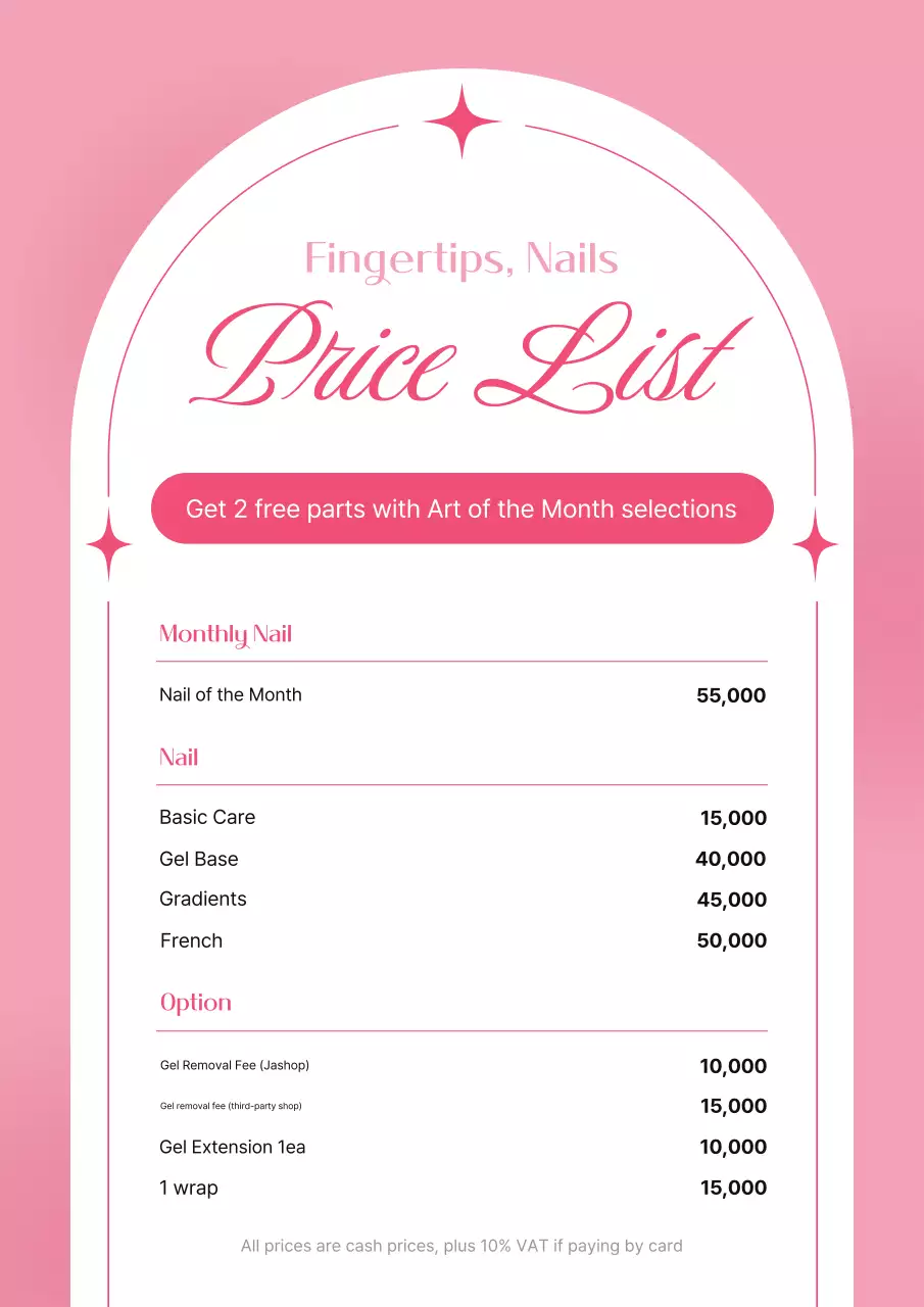 Hướng dẫn sự kiện Pink Clean Nail