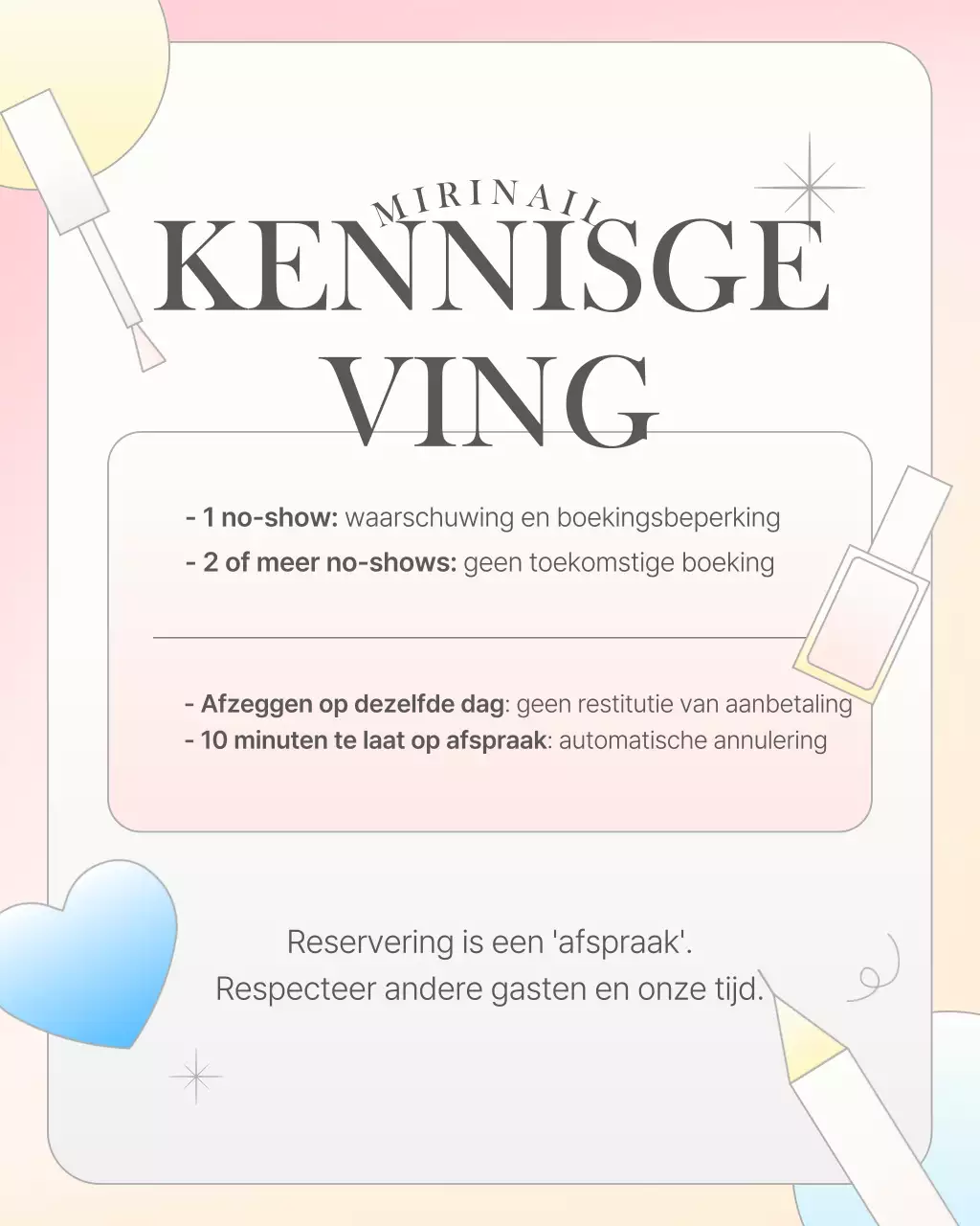 Reserveringsgids voor Pink's schattige nagelstudio