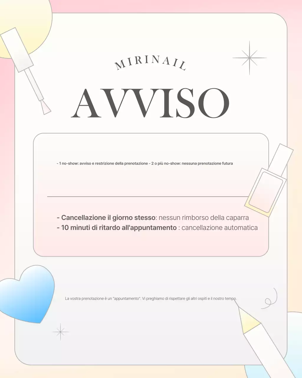 Guida alla prenotazione del Pink's Cute Nail Shop