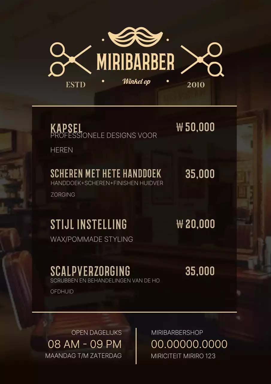 Advertentie voor zwarte vintage kapsels