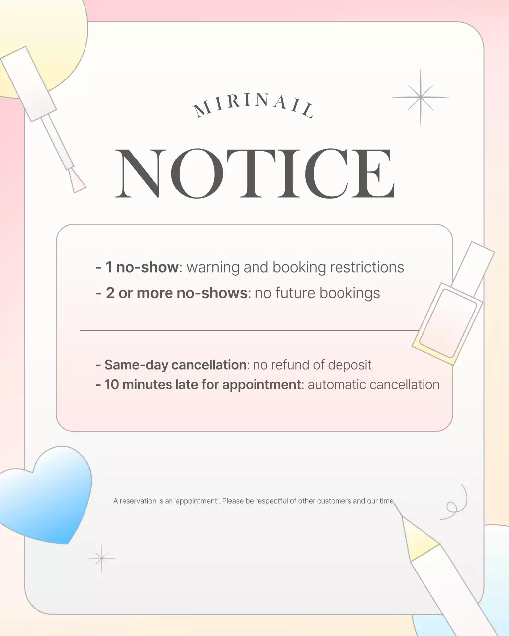 Pink's Cute Nail Shop Reservation Guide