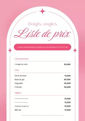 Guide de l'événement Pink Clean Nail