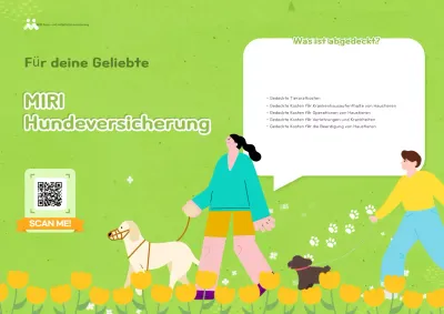 Anzeige zur Green Baby-Haustierversicherung