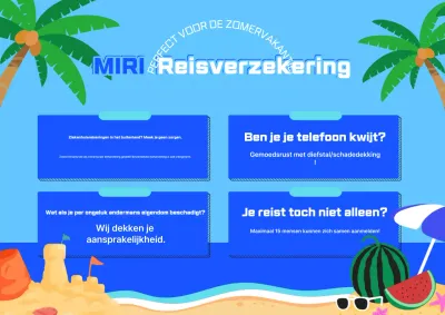 Sky Blue Clean Reisverzekering Promotie