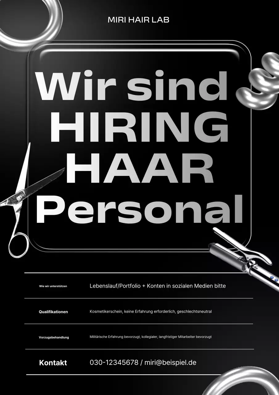 Stellenausschreibung für Black Modern