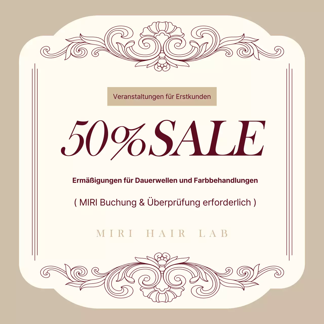 Beige Classic Rabattaktion