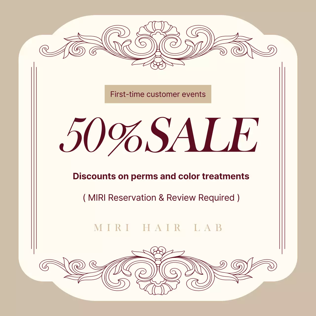 Sự kiện giảm giá Beige Classic