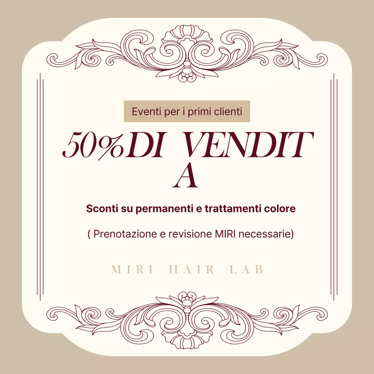 Evento sconto Beige Classic