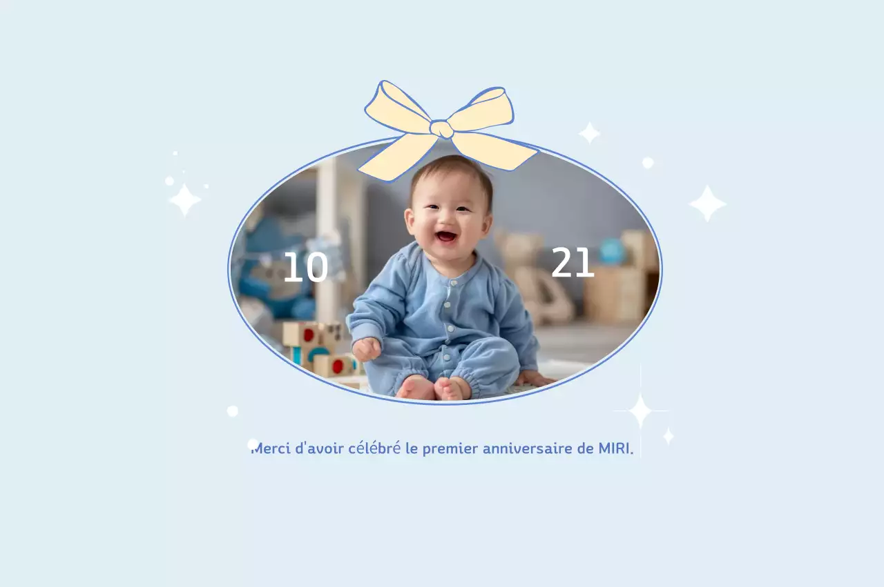 Invitation Baby Shower Bleu Ciel