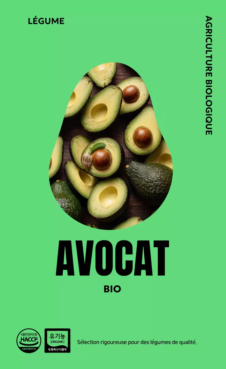 Publicité verte simple et biologique