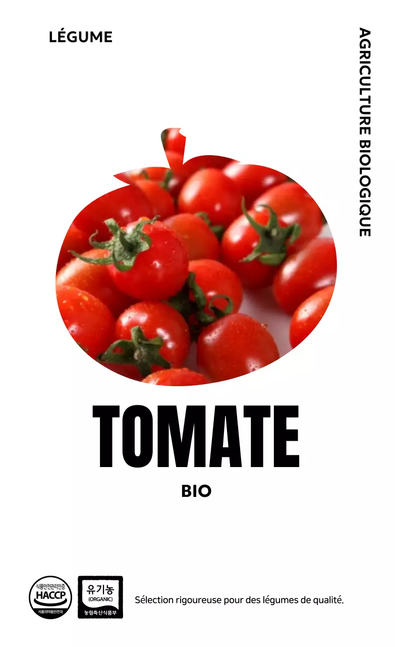 Publicité verte simple et biologique