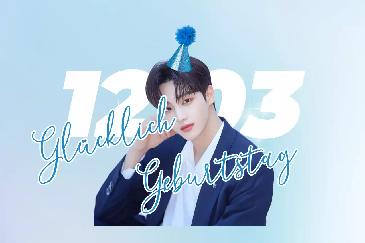 Himmelblaue, saubere Geburtstagsfeier