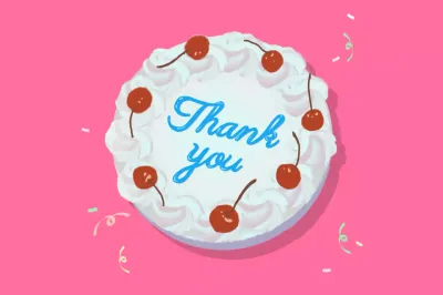 Roze Eenvoudig Dankbaarheidsmonument