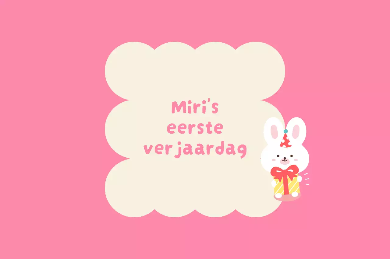 Hemelsblauwe schattige verjaardagsuitnodiging