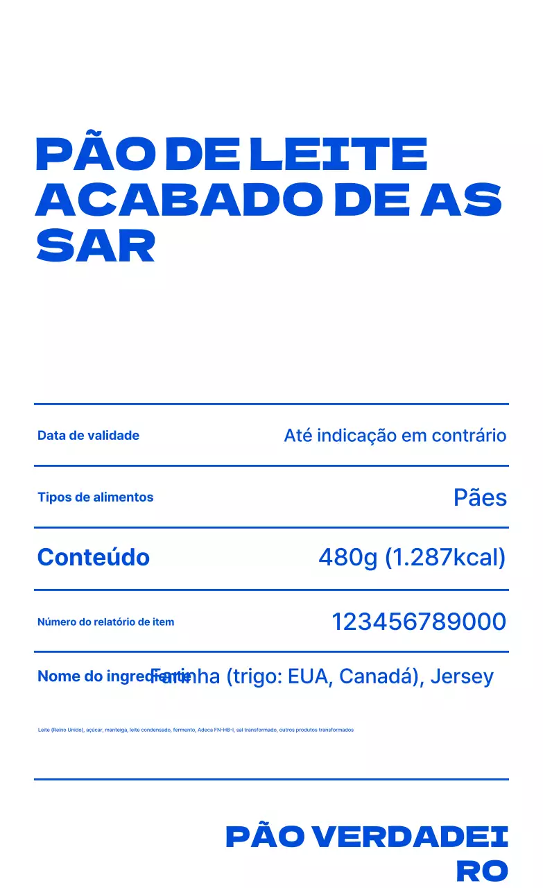 Apresentando os produtos da Blue Simple Bakery