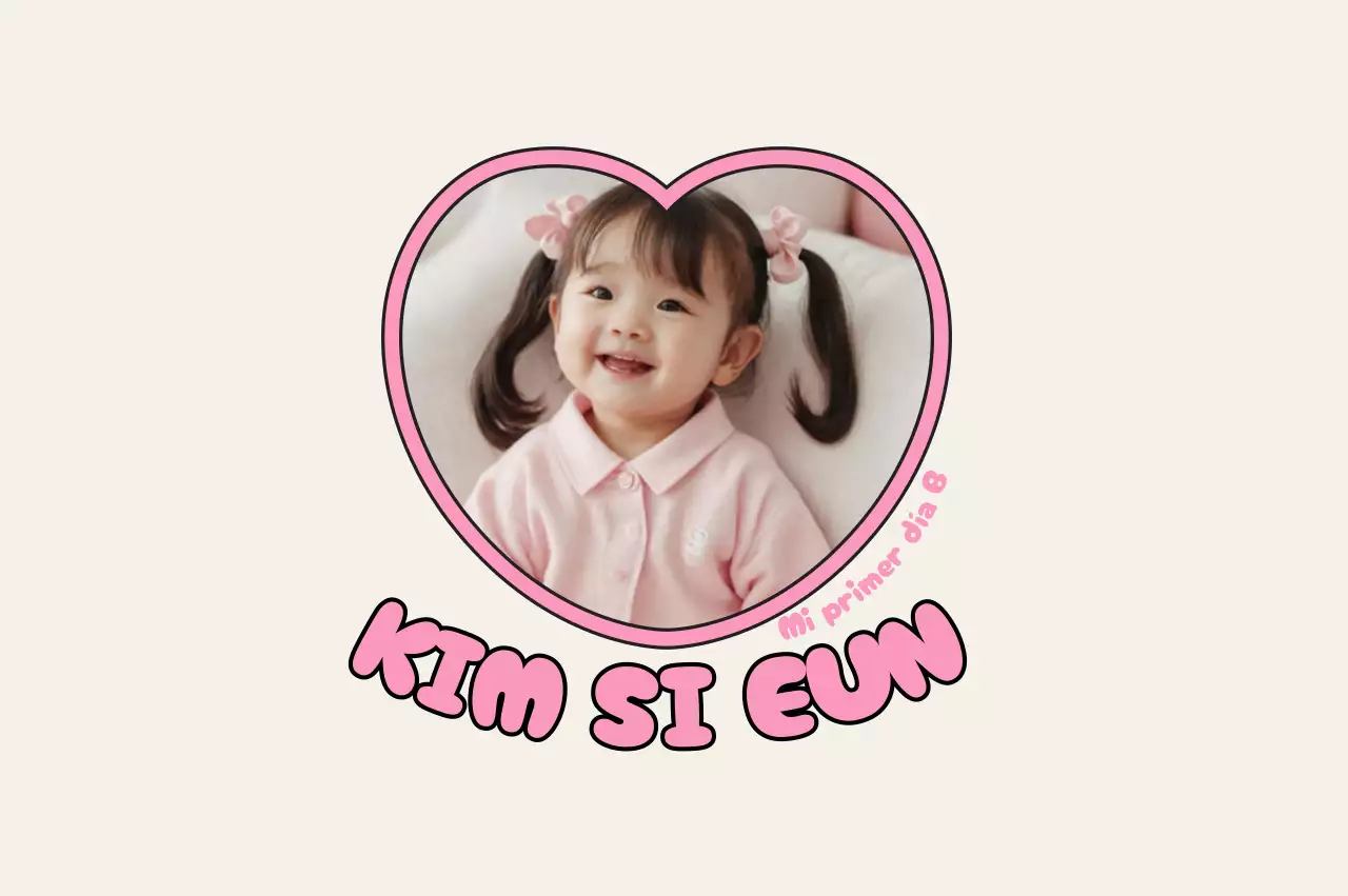 Postal beige linda vida de 4 cortes