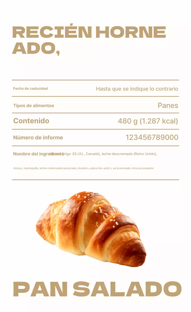 Presentamos productos de panadería modernos y ecológicos