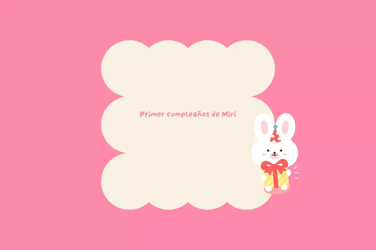 Linda invitación de cumpleaños azul cielo