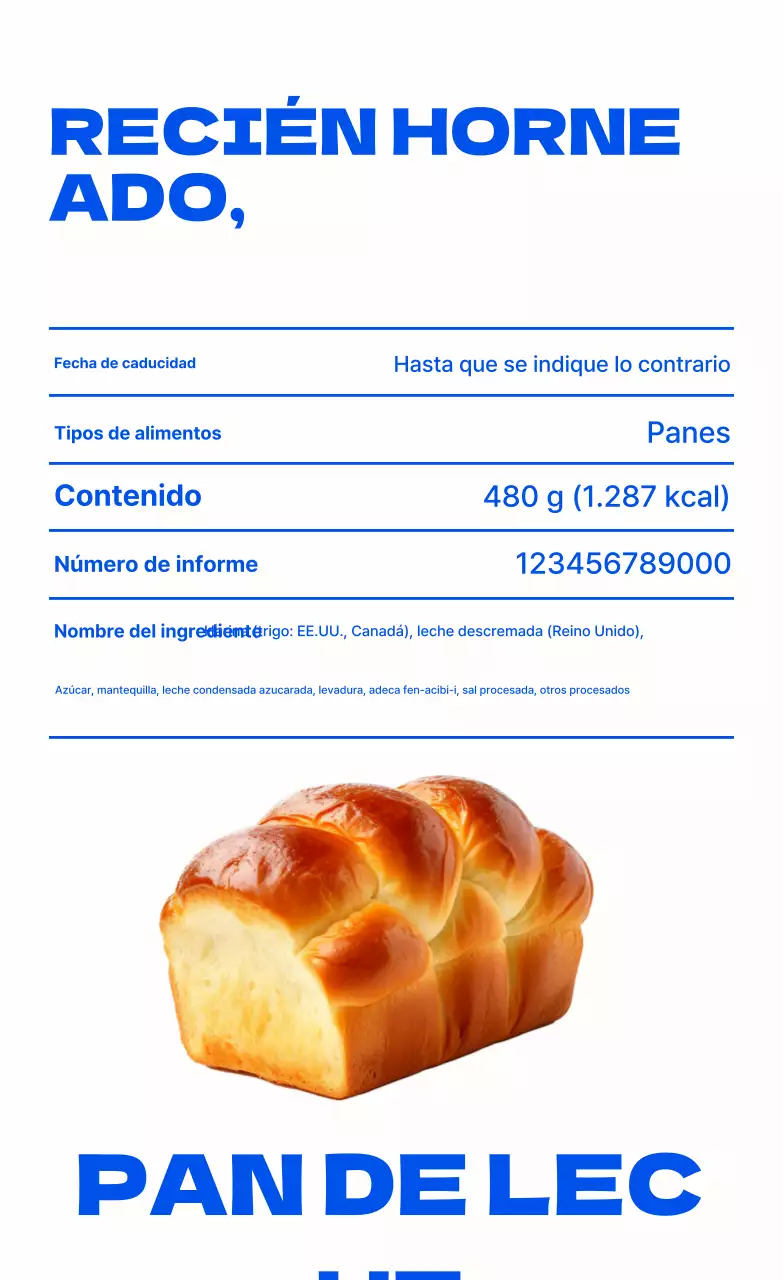 Presentamos productos de panadería modernos y ecológicos