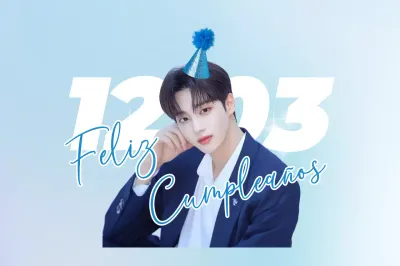 Celebración de cumpleaños limpia en azul cielo