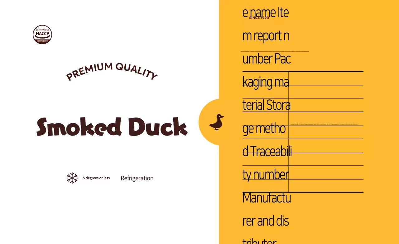 Kemasan Makanan Sederhana Berwarna Oranye