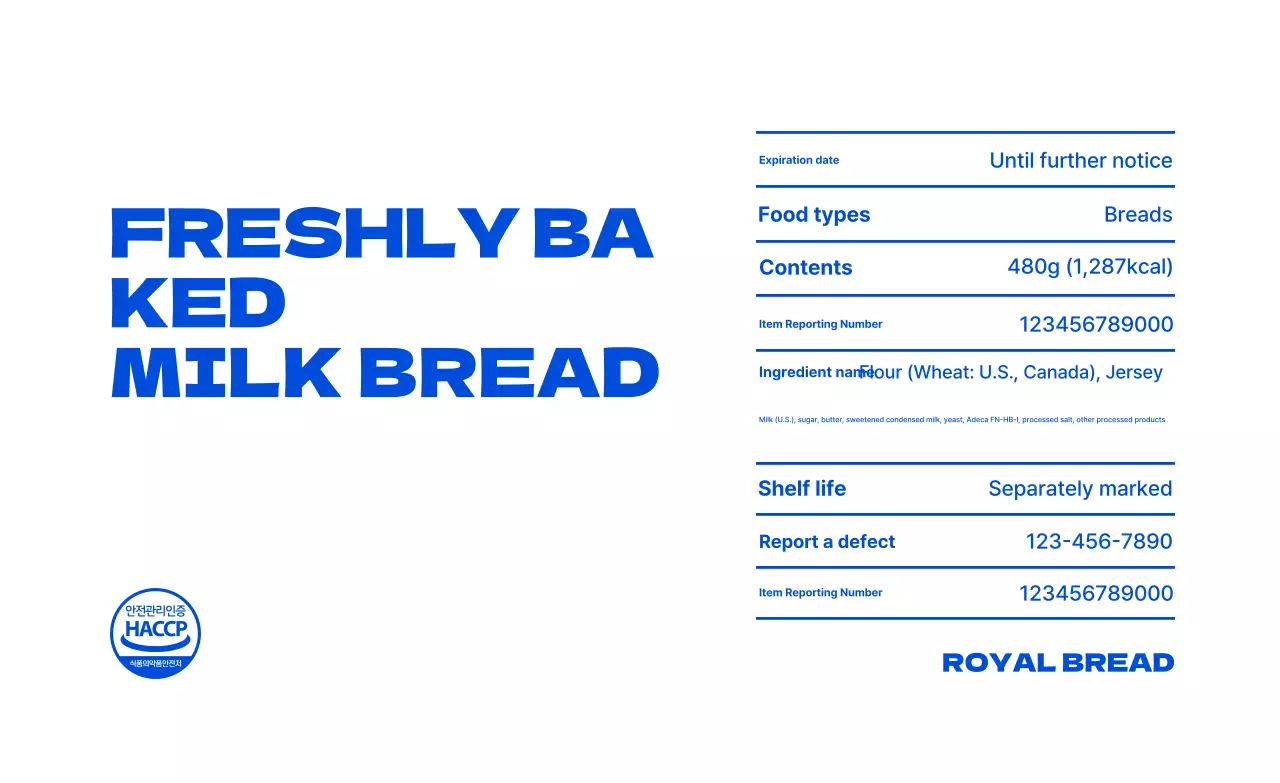 Memperkenalkan Produk Roti Modern Biru