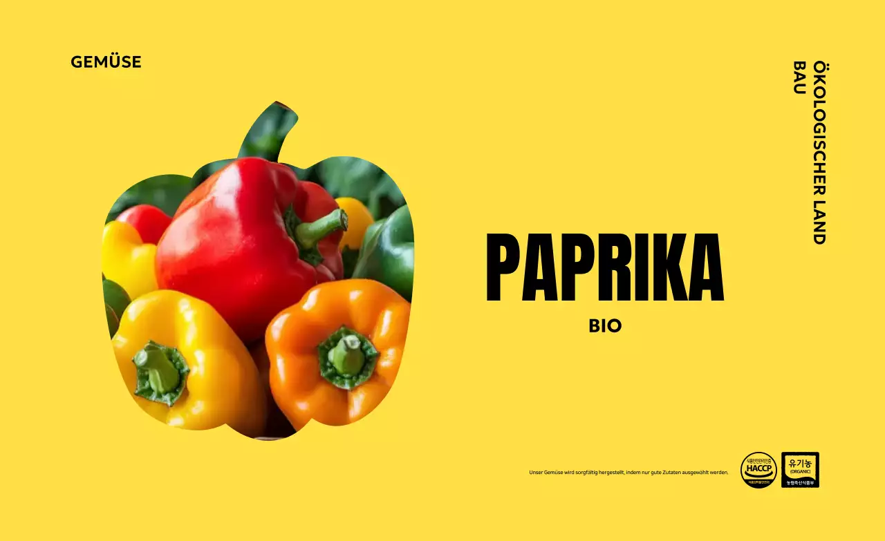 Grüne, moderne Bio-Werbung