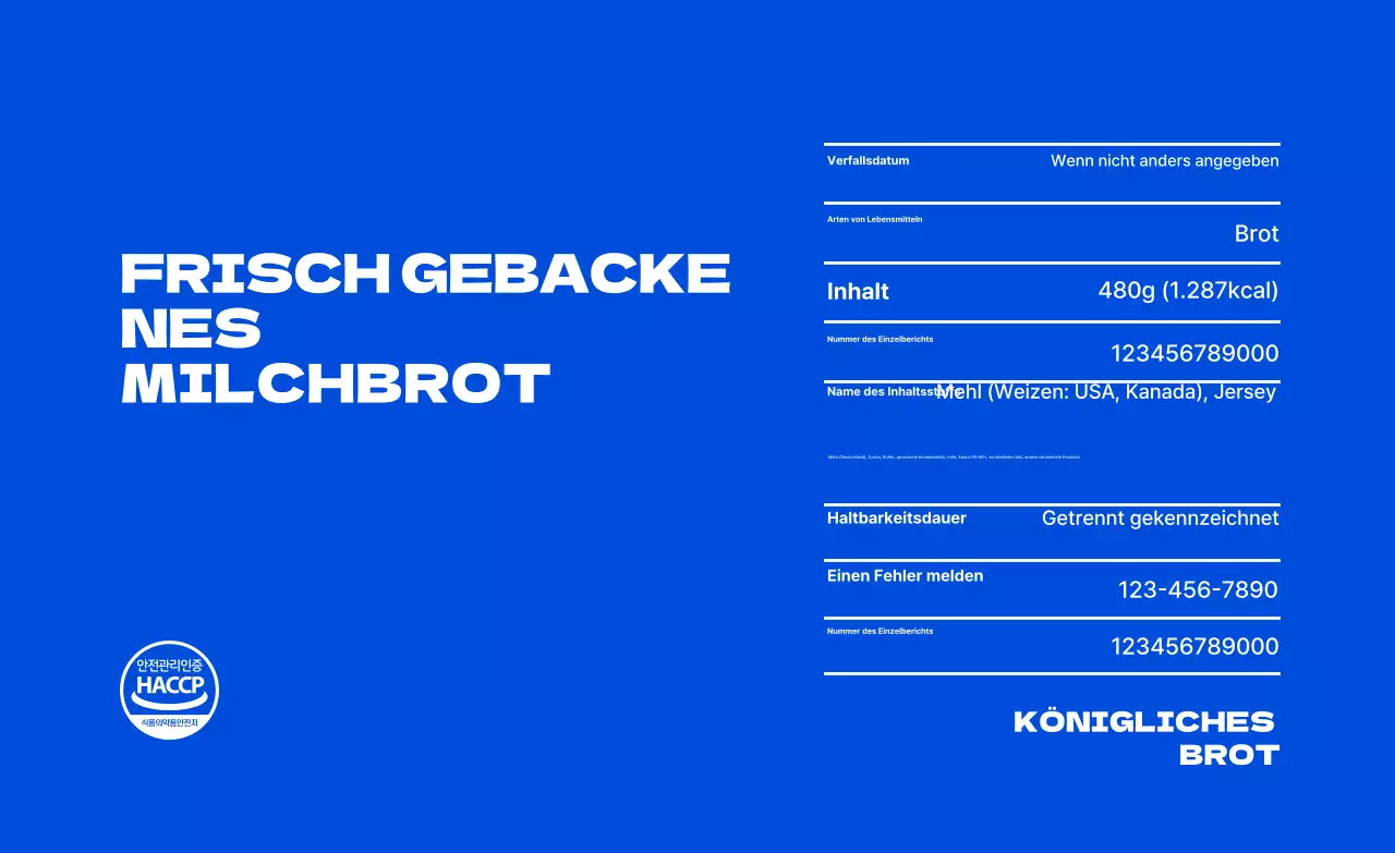 Wir stellen vor: Blue Modern Bakery Products