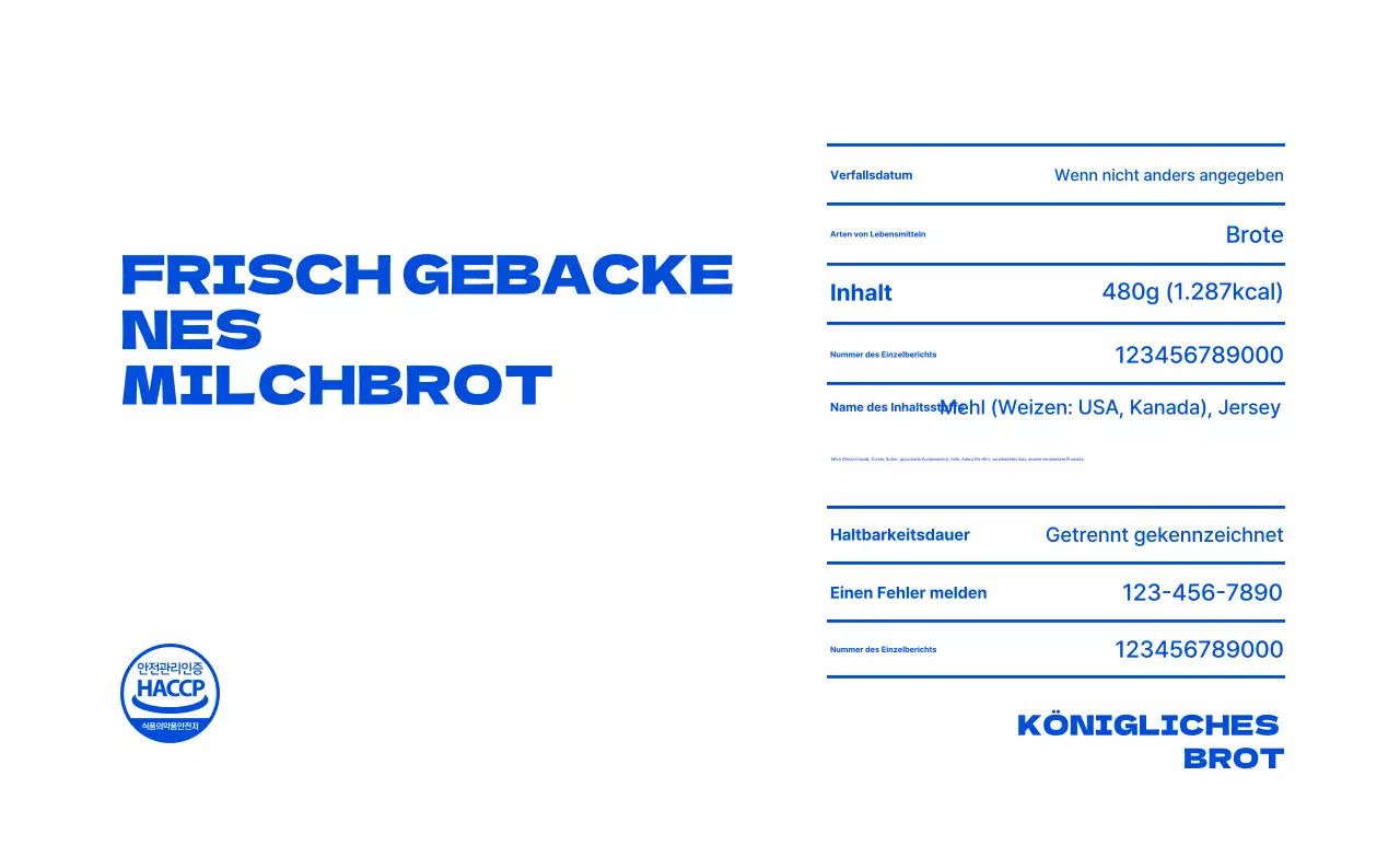 Wir stellen vor: Blue Modern Bakery Products