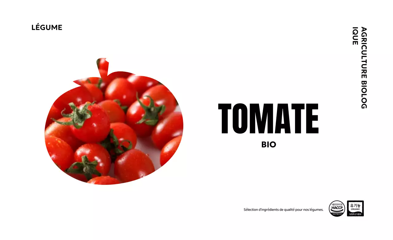 Publicité verte et moderne biologique