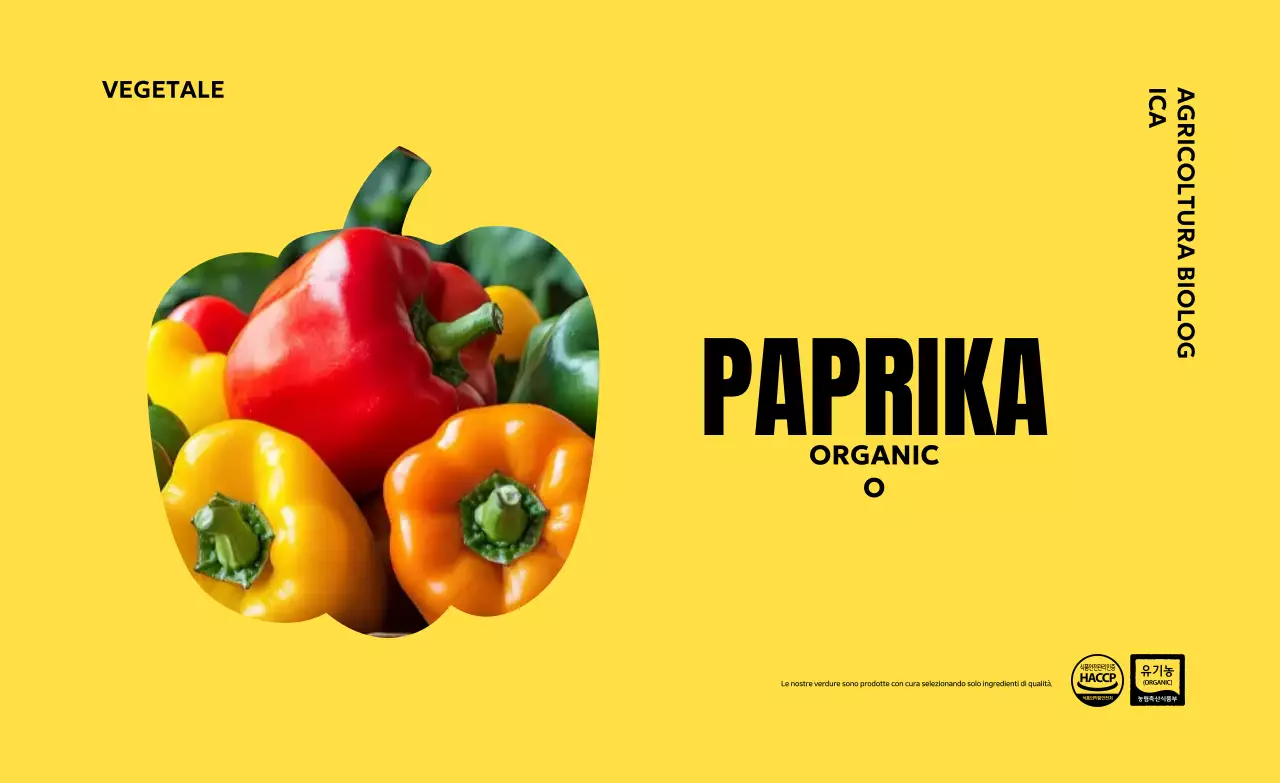 Pubblicità organica moderna verde