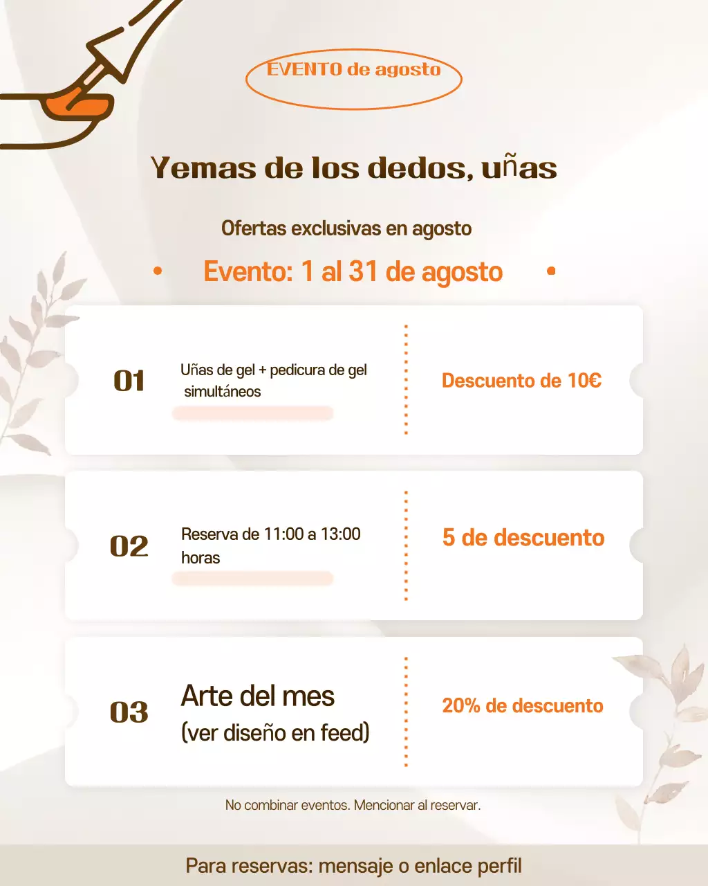 Guía para eventos con uñas sencillas en beige