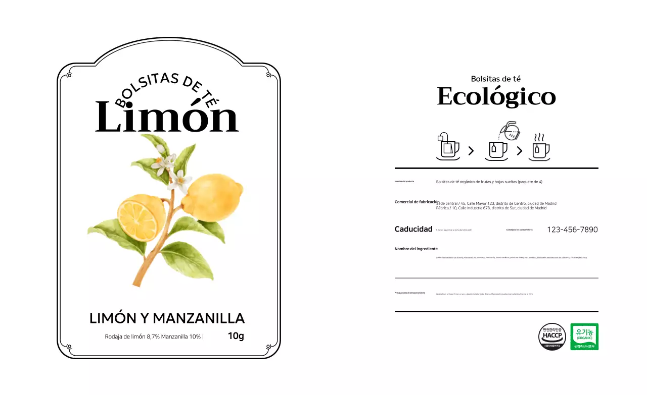 Presentamos el producto White Simple Tea