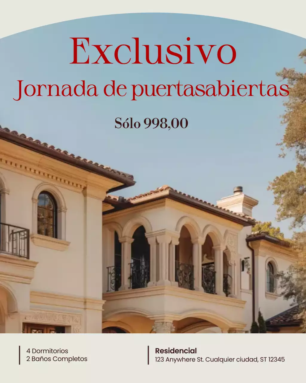 Promoción inmobiliaria Beige Simple