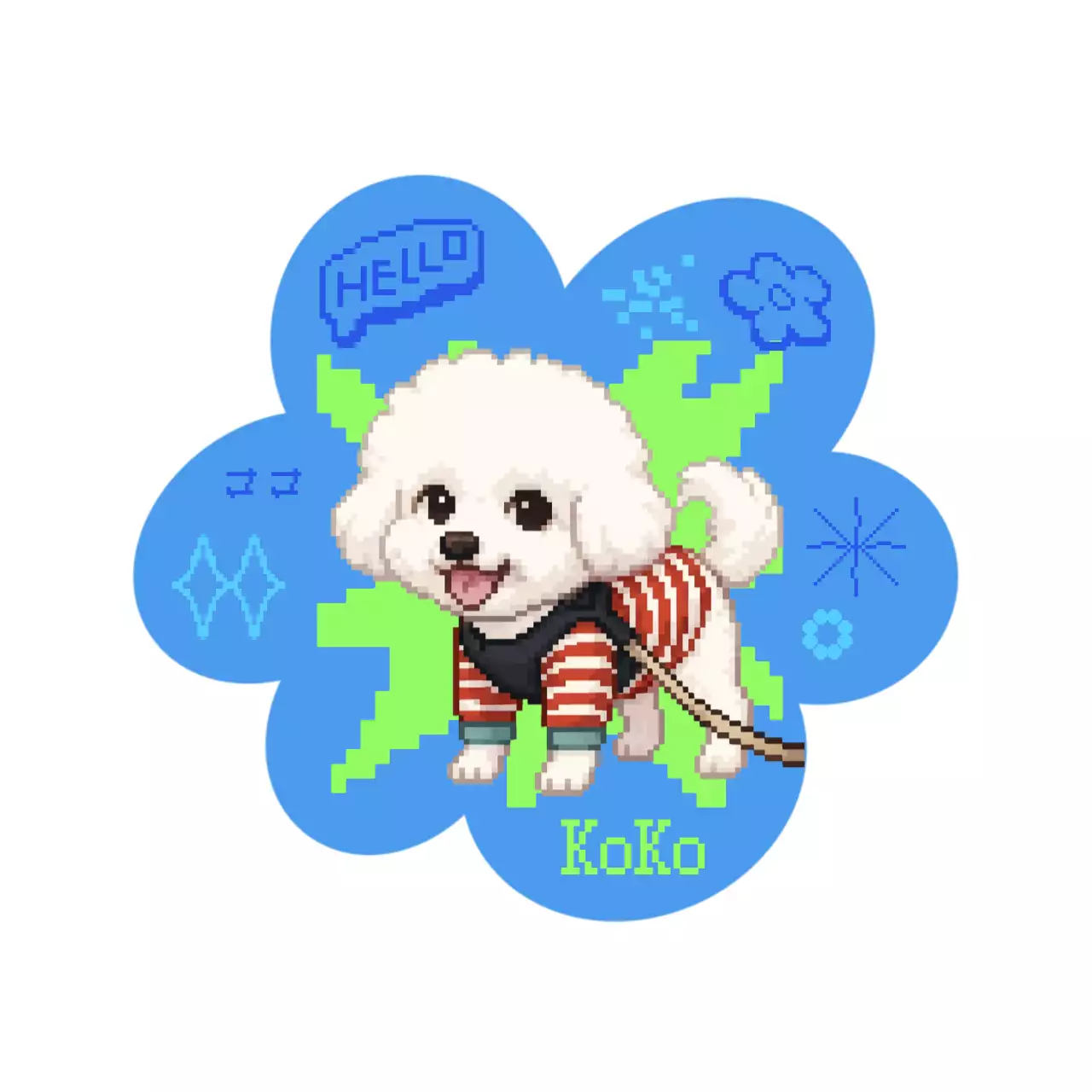 ポップ ドット絵ペット