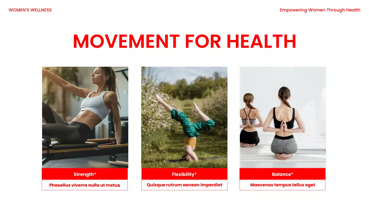 Red Modern Wellness Announcement