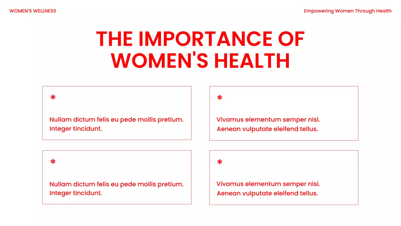 Red Modern Wellness Announcement