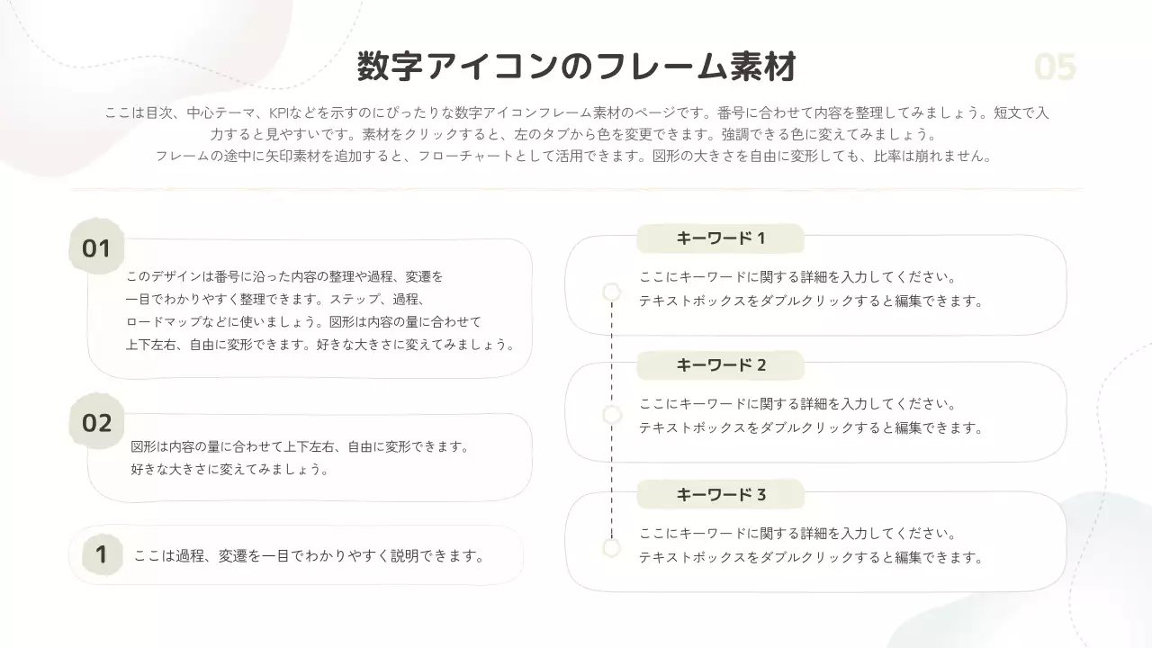 ベージュ シンプル デザイン マニュアル