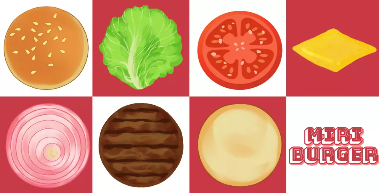 빨강 팝 음식 광고