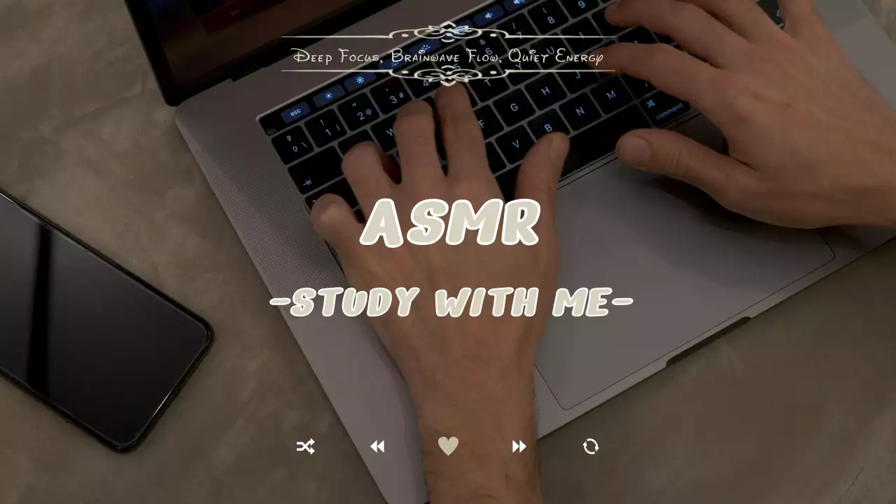 회색 미니멀 ASMR 광고