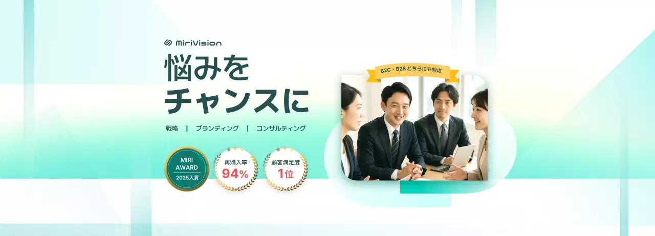 水色 モダン ビジネス ポスター